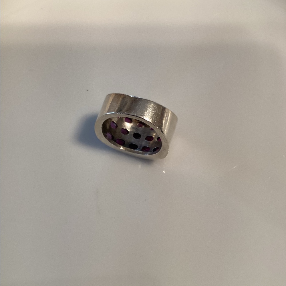 Sterling Silver Ruby Ring - image 6